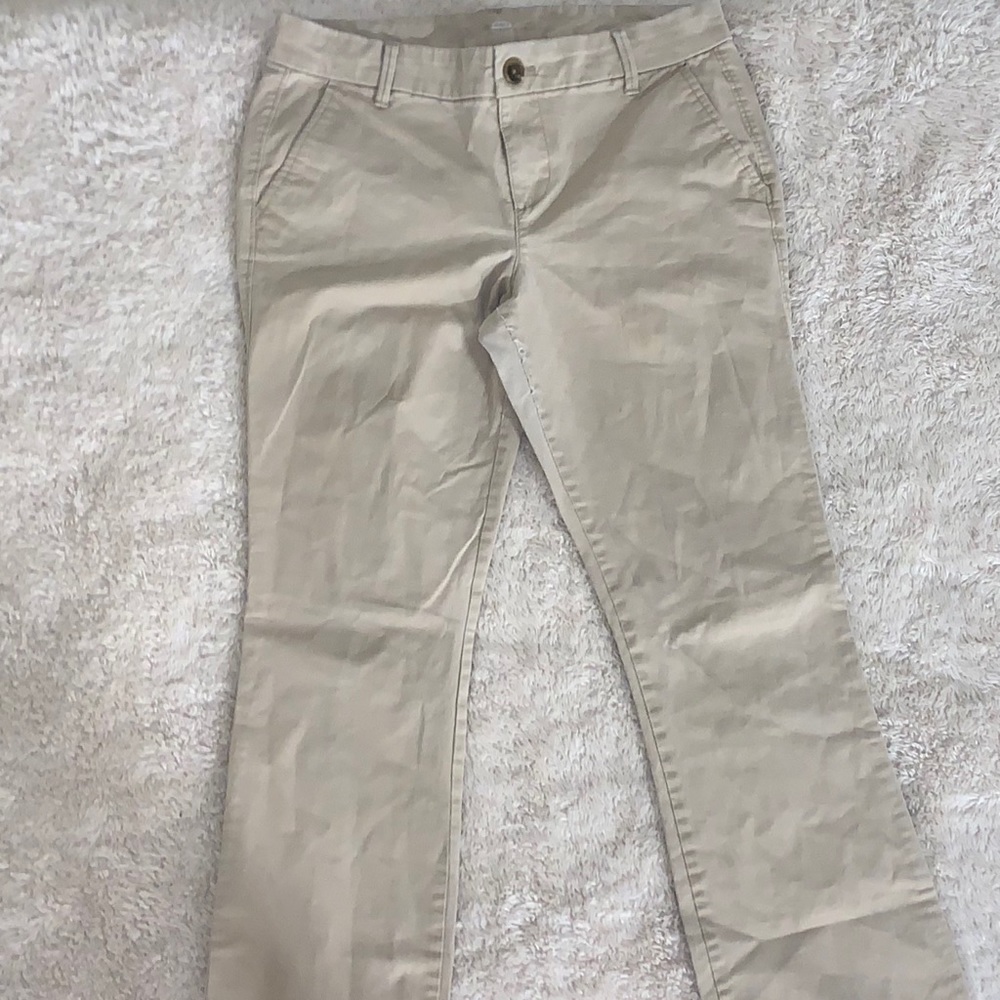 Boot cut khakis